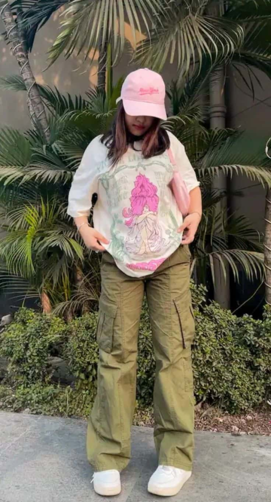 Whimsical Tee and Cargo Combo