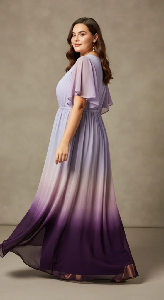 Purple Ombré Chiffon Dream