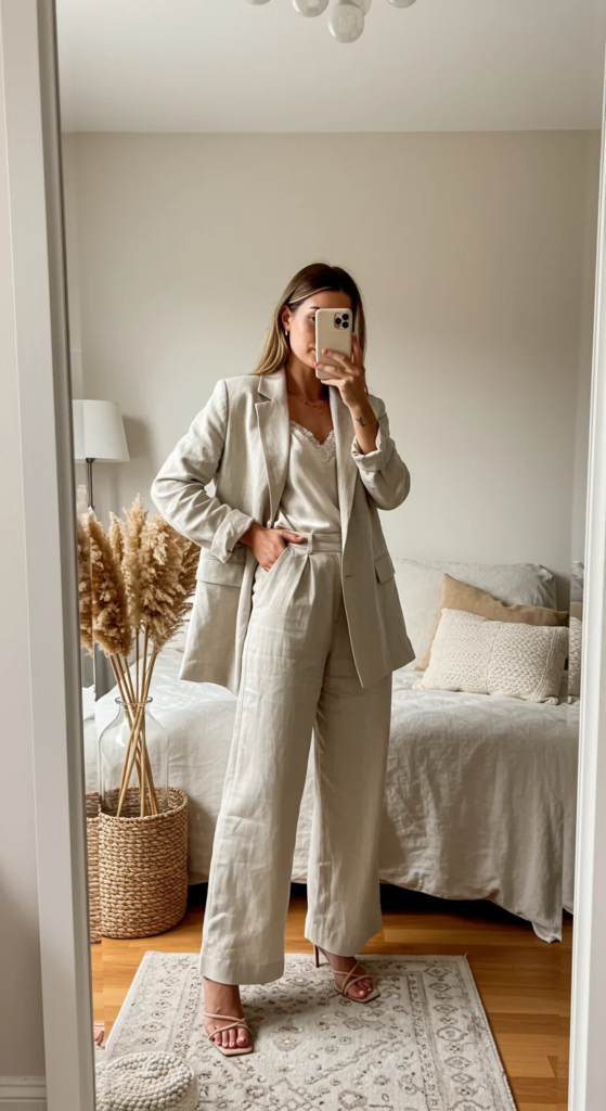 Breezy Linen Suit