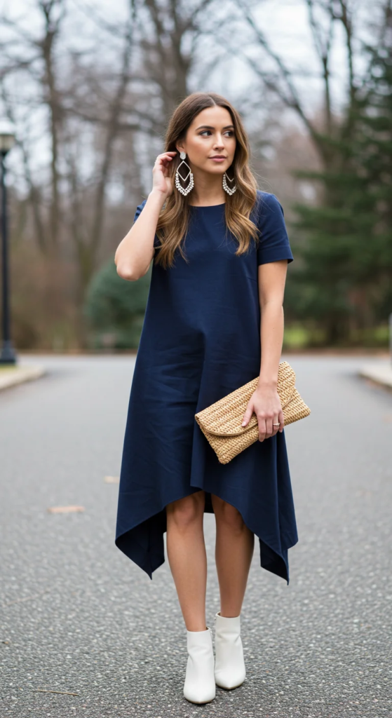 Asymmetrical Hem Dress