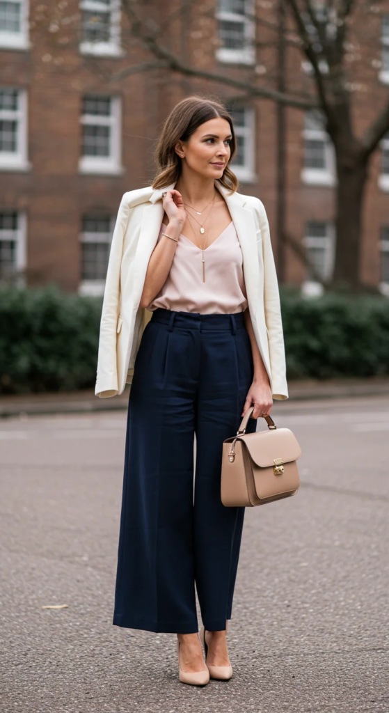 Silk Camisole and Palazzo Pants