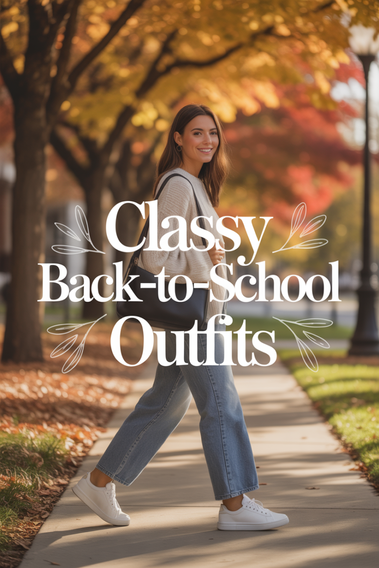 Classy Back-to-School Outfits