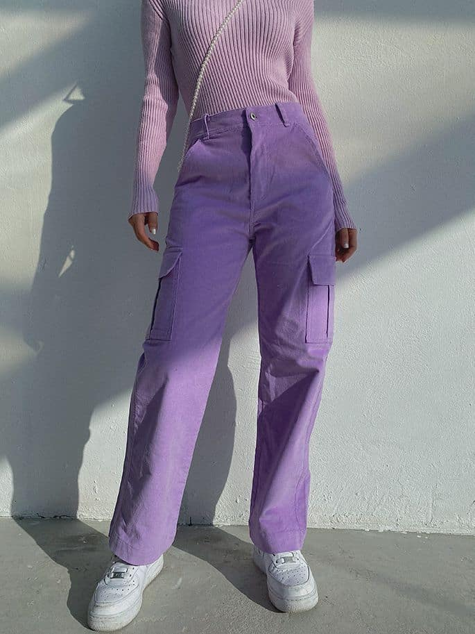 Lavender Monochrome with Cargo Flair