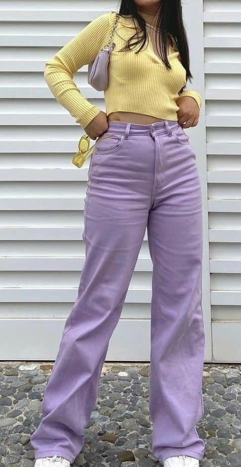 Pastel Perfection: Yellow and Lavender